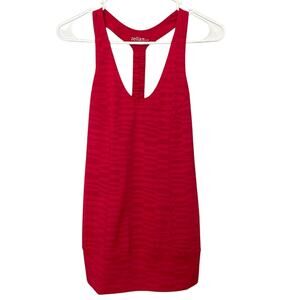 Zella Pink Tank Top XS Textured Sleeveless Racerback Athleisure Activewear